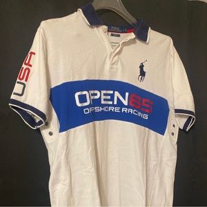 Offshore Racing White polo Shirt